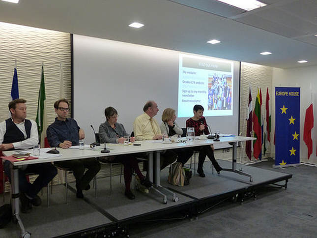 Image from the event of a panel discussion