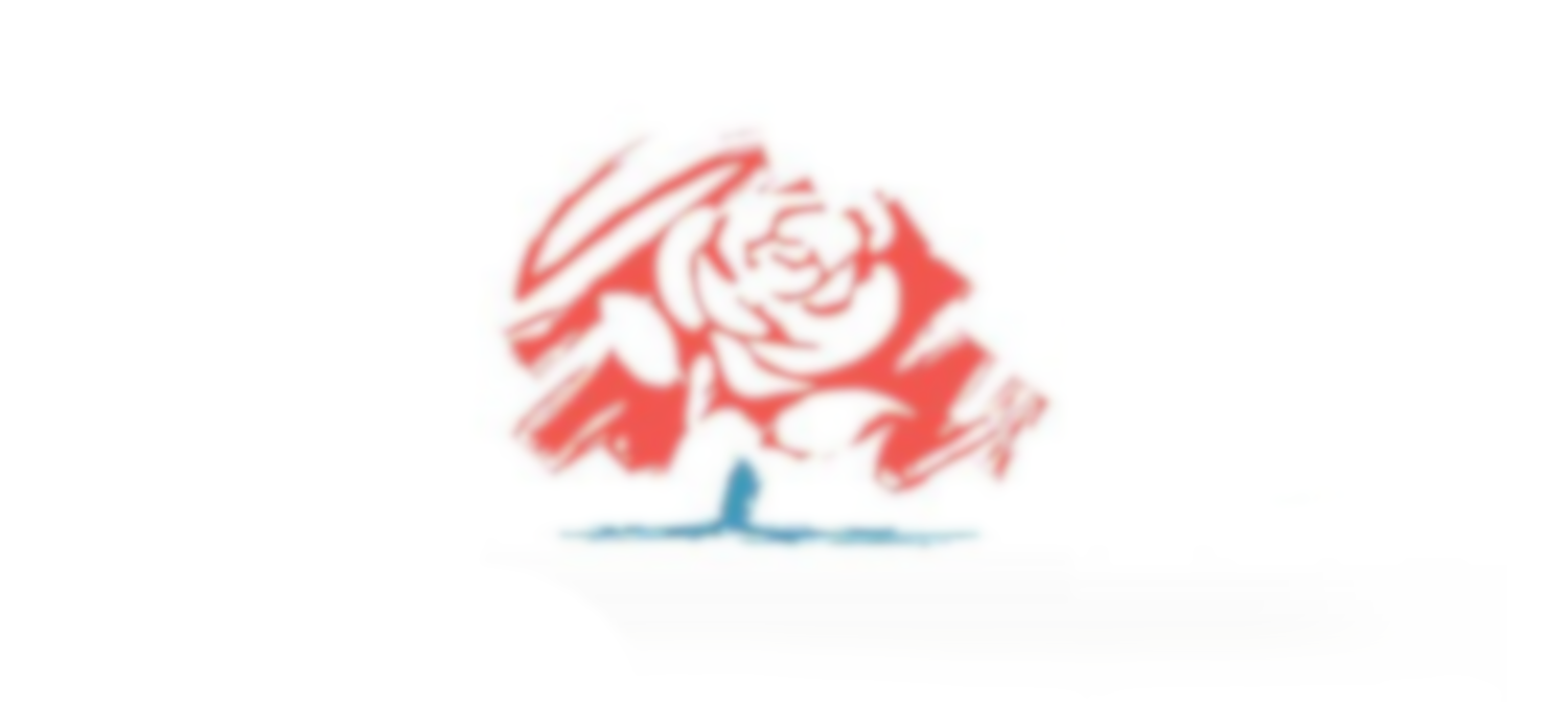 Image of a conservative party tree with the labour rose logo