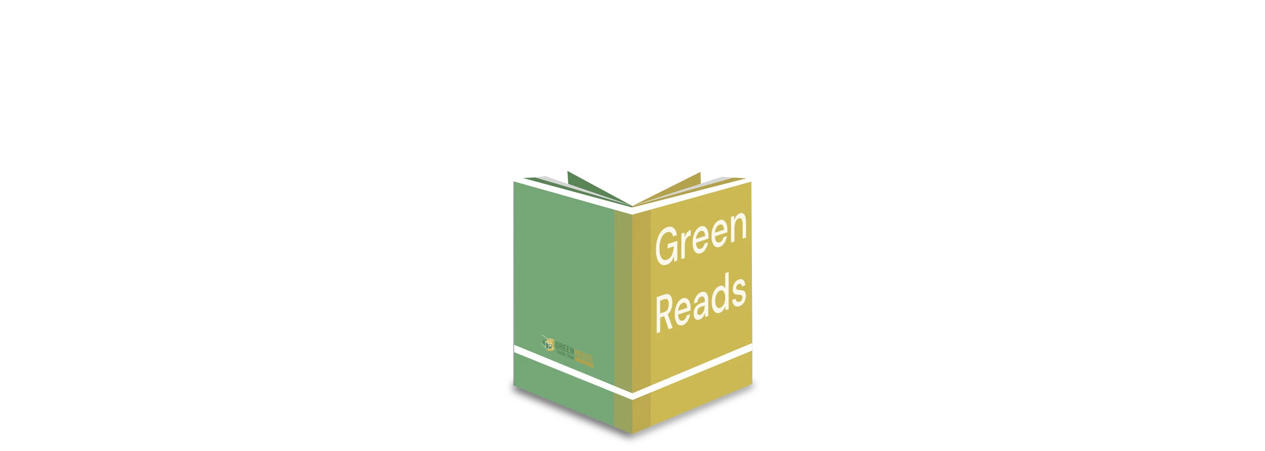 Image of green book with title 'Green Reads'